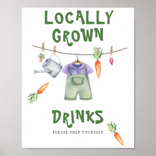 Veggie-Babydusche - Getränke helfen Ihnen Poster