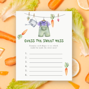 Veggie-Babydusche - Raten Sie mal das Sweet Mess-S