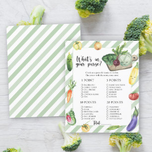 Veggie Babydusche - Was steckt in Ihrem Handtasche