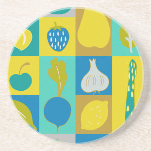 Veggie blockiert I Getränkeuntersetzer