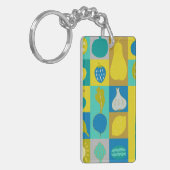 Veggie blockiert I Schlüsselanhänger (Vorderseite links)