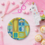 Veggie blockiert II Pappteller (Party)