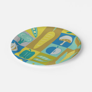 Veggie blockiert II Pappteller