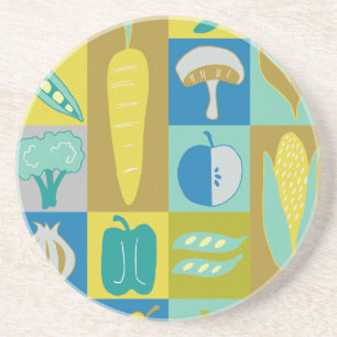 Veggie blockiert II Untersetzer