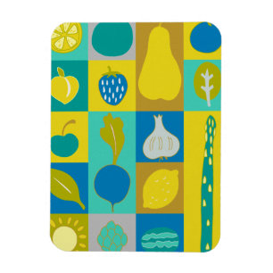 Veggie Blocks I Magnet