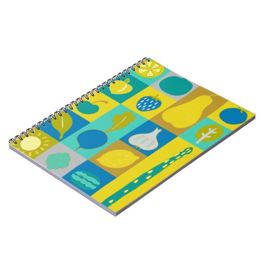 Veggie Blocks I Notizblock (Linke Seite)