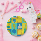 Veggie Blocks I Pappteller (Party)