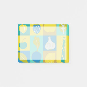 Veggie Blocks I Post-it Klebezettel