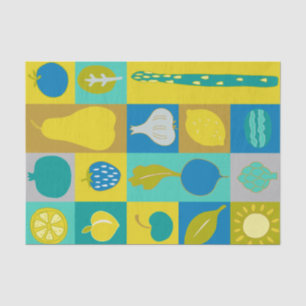Veggie Blocks I Seidenpapier