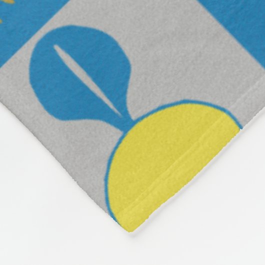 Veggie Blocks II Fleecedecke (Ecke)