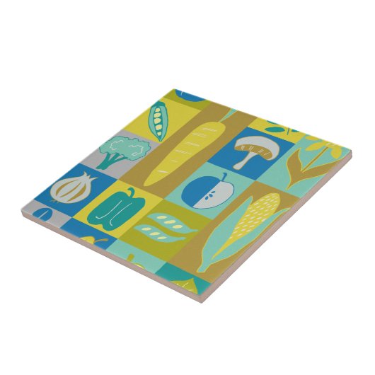 Veggie Blocks II Fliese (Seite)