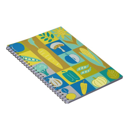 Veggie Blocks II Notizblock (Rechte Seite)