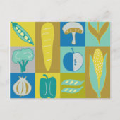 Veggie Blocks II Postkarte (Vorderseite)