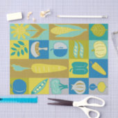 Veggie Blocks II Seidenpapier (Handwerk)