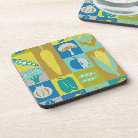 Veggie Blocks II Untersetzer (Linke Seite)