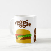 Veggie Burger and Fries Kaffeetasse (Vorderseite Links)
