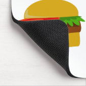 Veggie Burger and Fries Mousepad (Ecke)