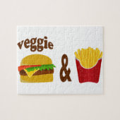 Veggie Burger and Fries Puzzle (Horizontal)