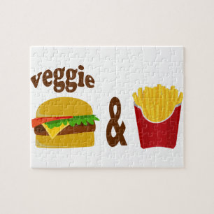 Veggie Burger and Fries Puzzle