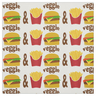 Veggie Burger and Fries Stoff