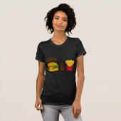 Veggie Burger and Fries T-Shirt (Vorne ganz)
