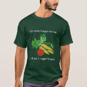 Veggie Burger Shirt (Vorderseite)