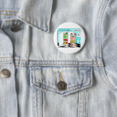Veggie Cannibals Funny Offbeat Cartoon Geschenke Button (Beispiel)