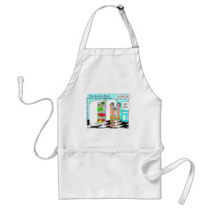 Veggie Cannibals Funny Offbeat Cartoon Geschenke Schürze