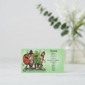 Veggie Card Visitenkarte (Stehend Vorderseite)