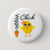 Veggie Chick Button (Vorderseite)