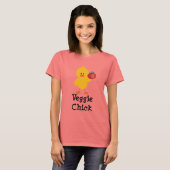 Veggie Chick Ringer T - Shirt (Vorne ganz)