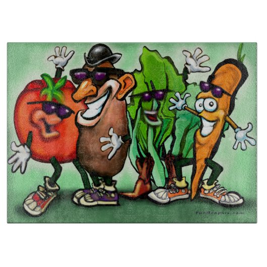 Veggie Cutting Board Schneidebrett (Vorderseite)