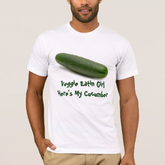 Veggie Eatin Mädchen hier ist meine Gurke T-Shirt