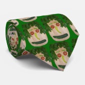 Veggie Face Krawatte (Gerollt)
