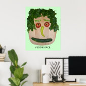 Veggie Face Poster (Heimbüro)