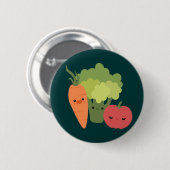 Veggie-Freunde Button (Vorne & Hinten)