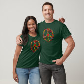 Veggie-Friedenszeichen T-Shirt (Unisex)