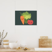 Veggie Friends Poster (Küche)