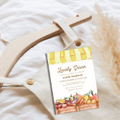 Veggie Fruits Baby Shower Einladung