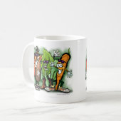 Veggie Gang Kaffeetasse (Vorderseite Links)