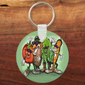 Veggie Gang Schlüsselanhänger (Vorderseite)