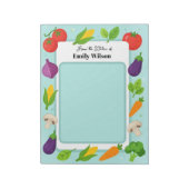 Veggie Garden Kitchen Recipe Shopping List Notizblock (Rotiert)