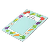 Veggie Garden Kitchen Recipe Shopping List Notizblock (angewinkelt)