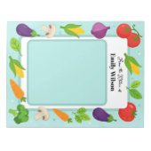 Veggie Garden Kitchen Recipe Shopping List Notizblock (Vorderseite)