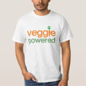 Veggie-Gemüse angetriebener Vegetarier T-Shirt (Vorderseite)