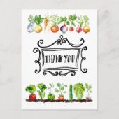 Veggie Gemüse vegetarische Aufwertung Postkarte (Vorderseite)