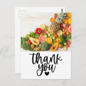 Veggie Gemüse vegetarische Aufwertung Postkarte (Vorne/Hinten)