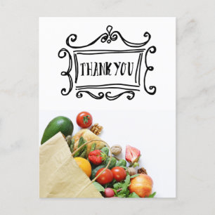 Veggie Gemüse vegetarische Aufwertung Postkarte