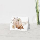 Veggie Grown Baby Shower Danke Karte (Rückseite)