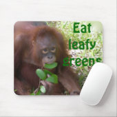 Veggie-grüne wild lebende Tiere Mousepad (Mit Mouse)